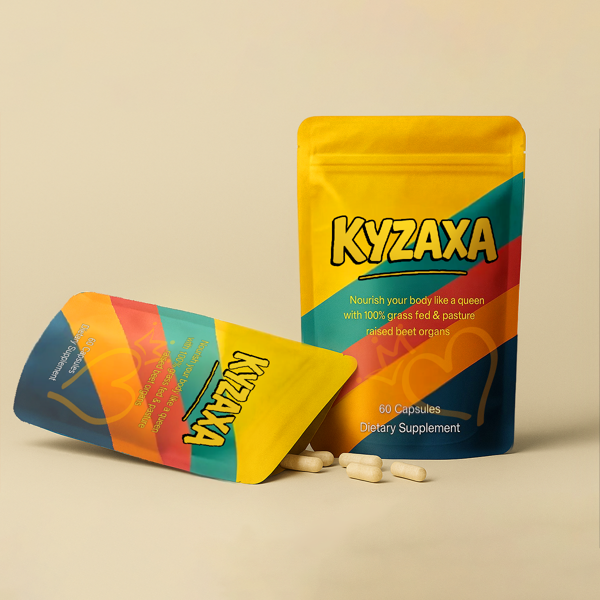 KYZAXA Clinically Studied Beef Organ Superfoods for women