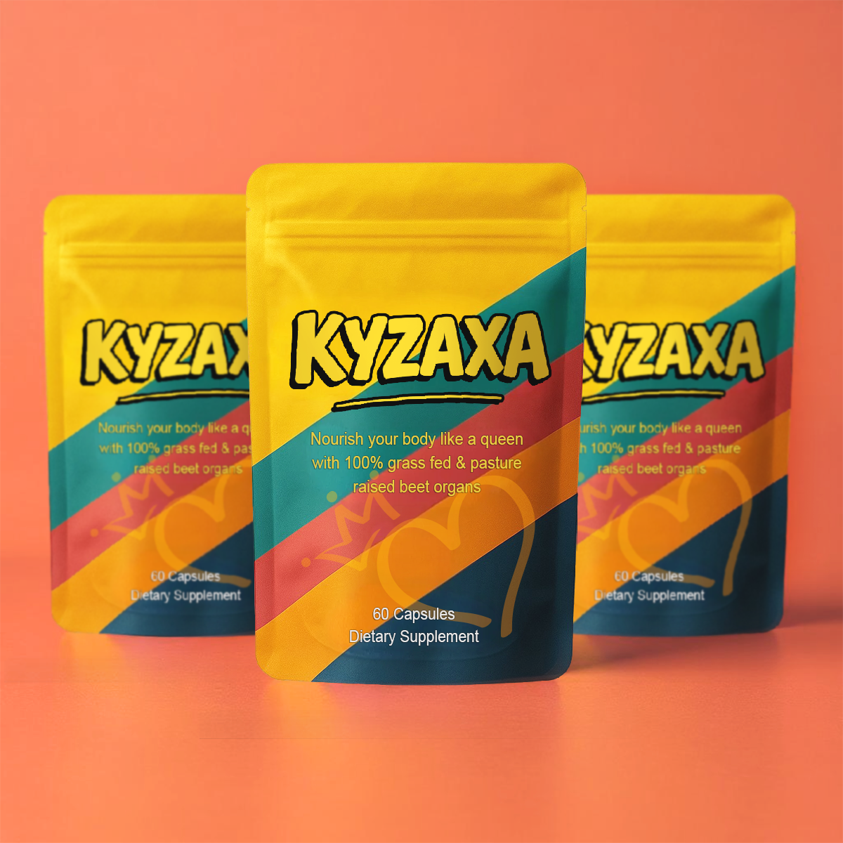 KYZAXA Clinically Studied Beef Organ Superfoods for women